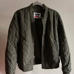 Levi's Women's Diamond Quilted Bomber Jacket Size L